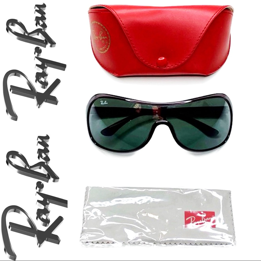 Ray-Ban 4086 705/7G Wings Sunglasses, Case & Cloth